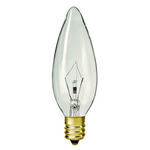 25 Watt Clear Straight Tip Candelabra Base Chandelier Light Bulbs - Category Image