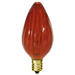 Wrinkled Flame Glass Chandelier Light Bulbs - Category Image